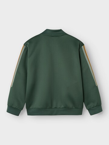 NAME IT Zip-Up Hoodie 'NKMLANCER' in Green
