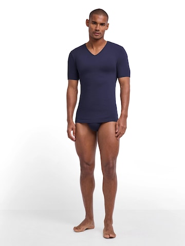FALKE Undershirt 'Seamless' in Blue