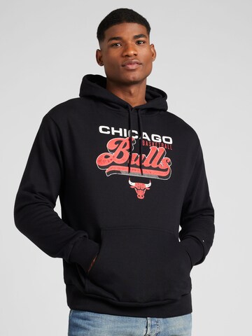 NEW ERA Sweatshirt 'Nba Graphic Os' in Black: front