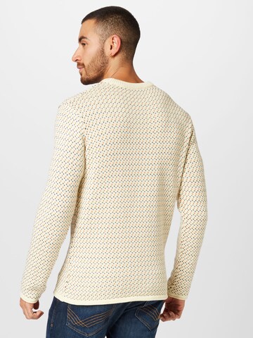 KnowledgeCotton Apparel Sweater 'VALLEY' in White