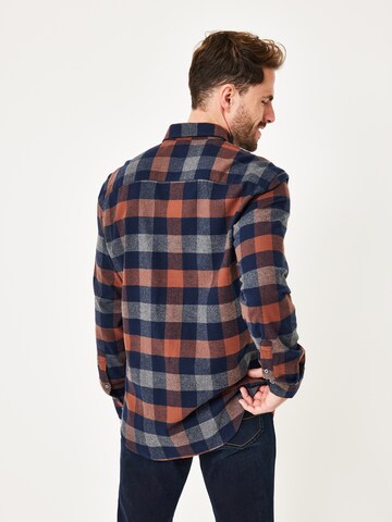 PADDOCKS Regular Fit Hemd in Braun