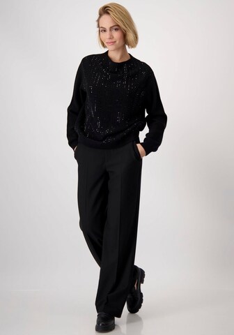 monari Pullover in Schwarz
