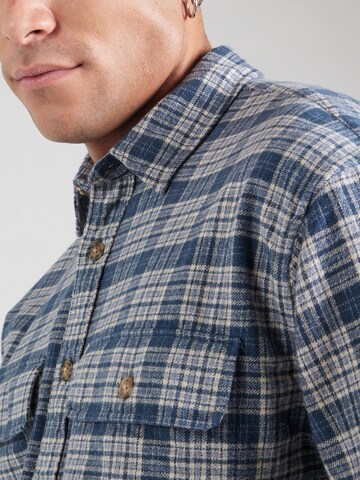 Abercrombie & Fitch Regular fit Button Up Shirt in Blue