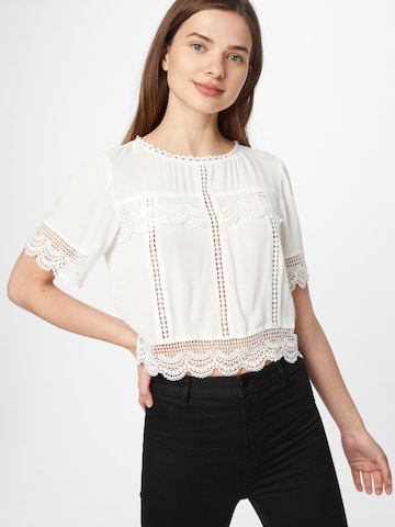 Camicia da donna di Miss Selfridge in bianco: frontale