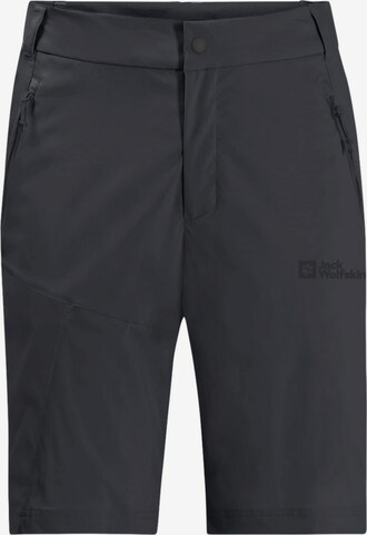 JACK WOLFSKIN Regular Outdoor Pants in Grey: front