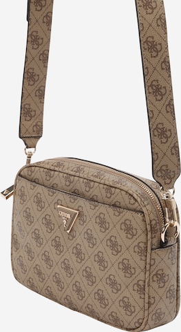 GUESS Crossbody Bag 'Meridian' in Brown: front