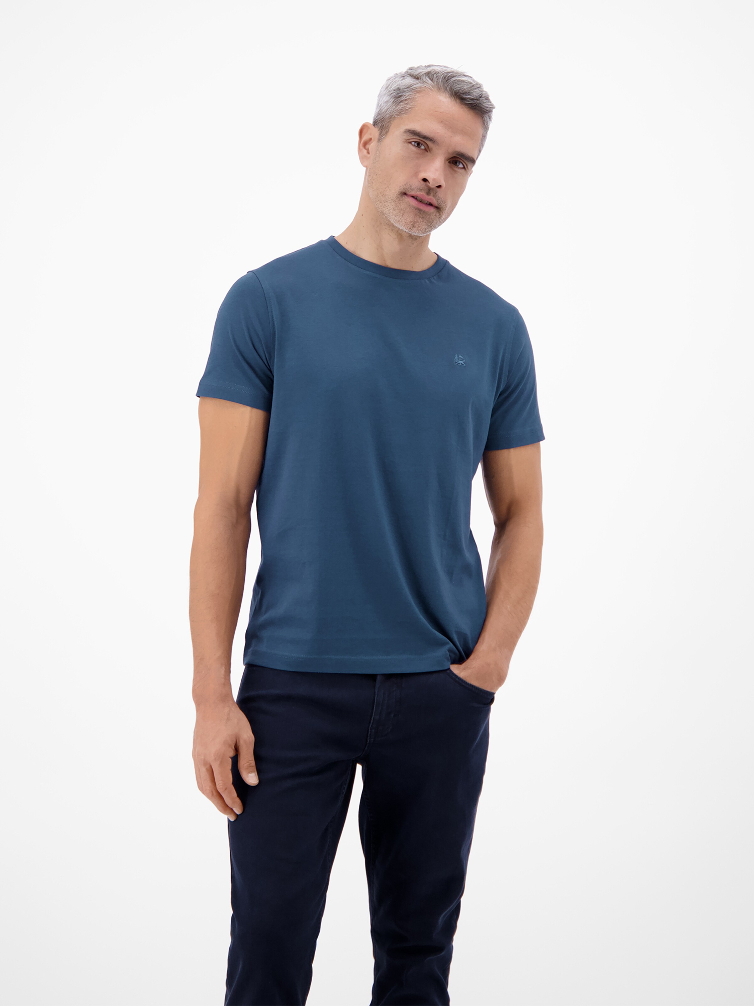 T-Shirt LERROS en bleu