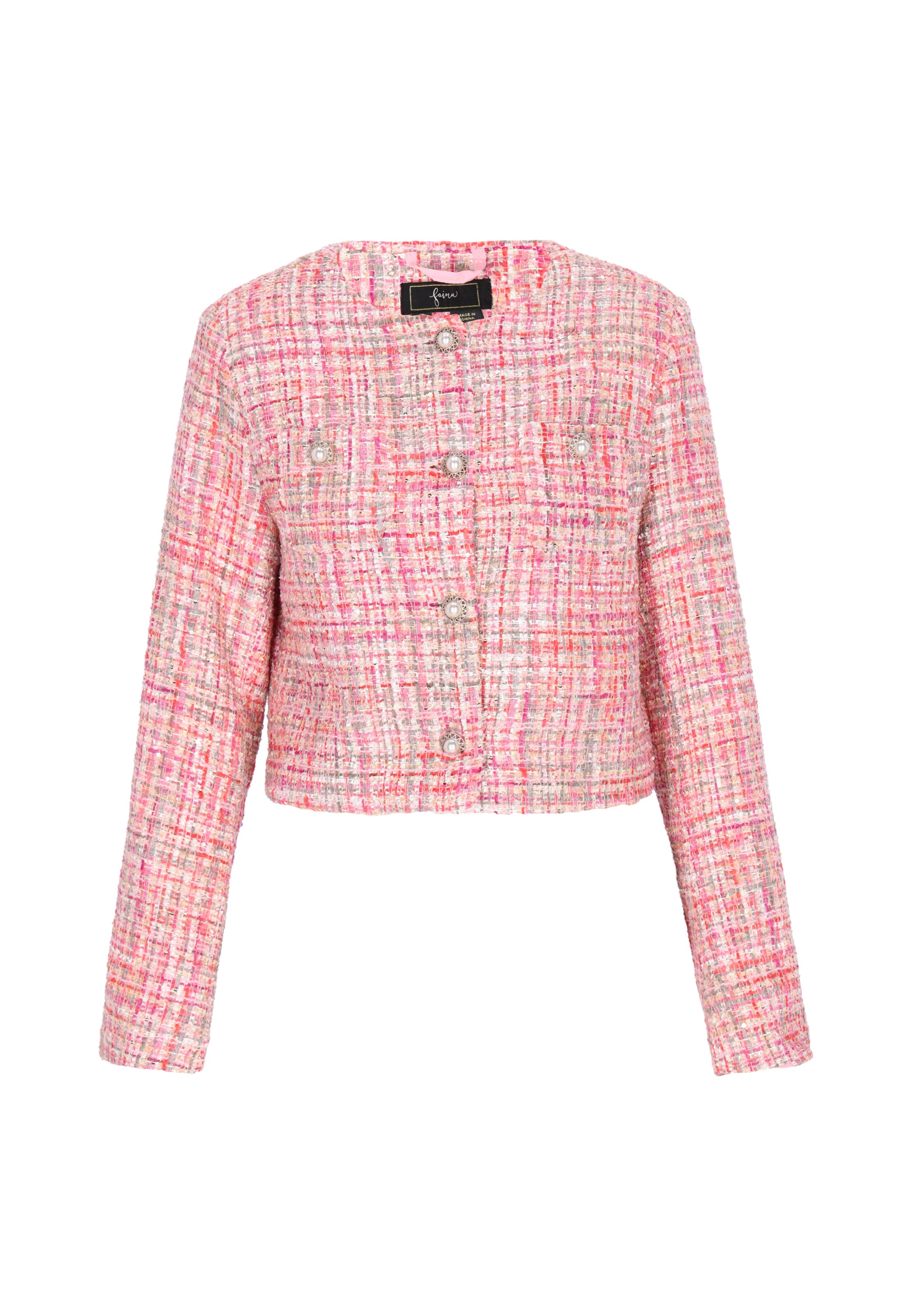 faina Blazers in Roze: voorkant