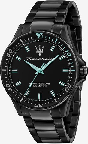Maserati Analoog horloge 'Aqua Edition' in Zwart: voorkant