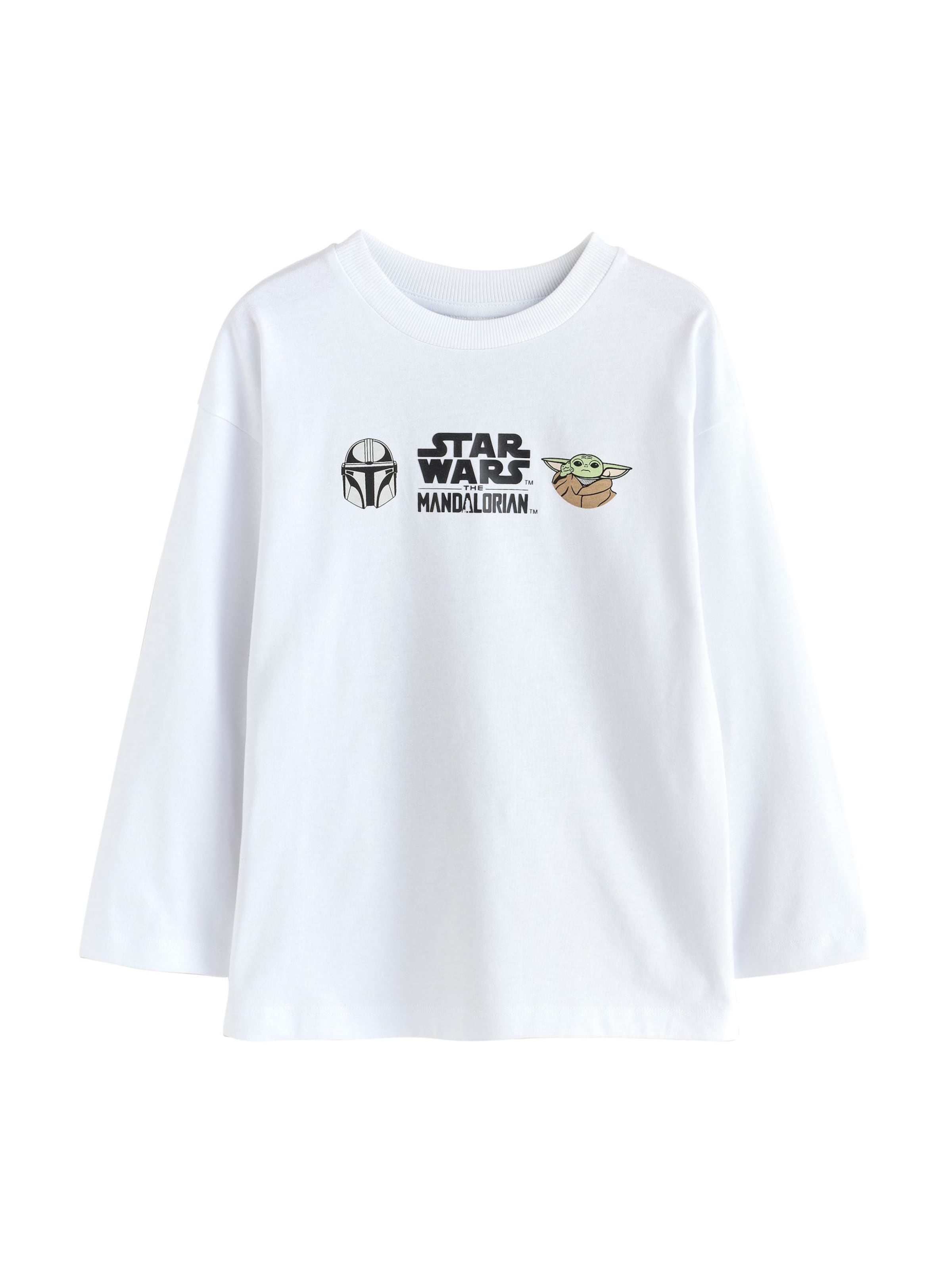 Next Shirt 'Mandalorian' in White: front