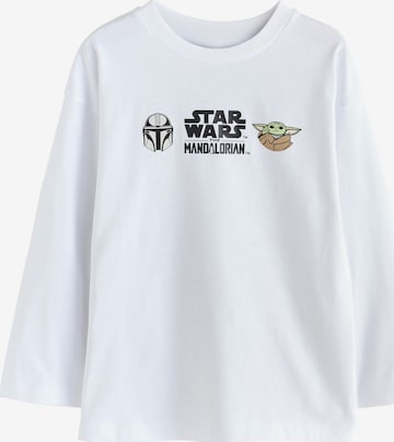 Next Shirt 'Mandalorian' in White: front
