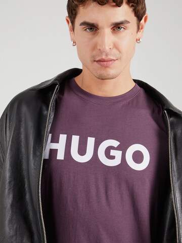 HUGO Μπλουζάκι 'Dulivio' σε λιλά