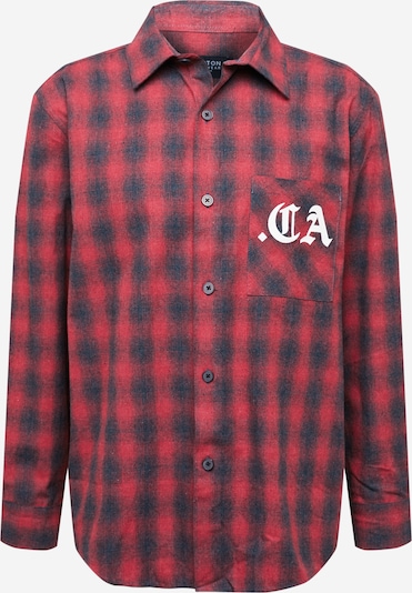 BURTON MENSWEAR LONDON Overhemd in de kleur Nachtblauw / Grenadine / Wit, Productweergave