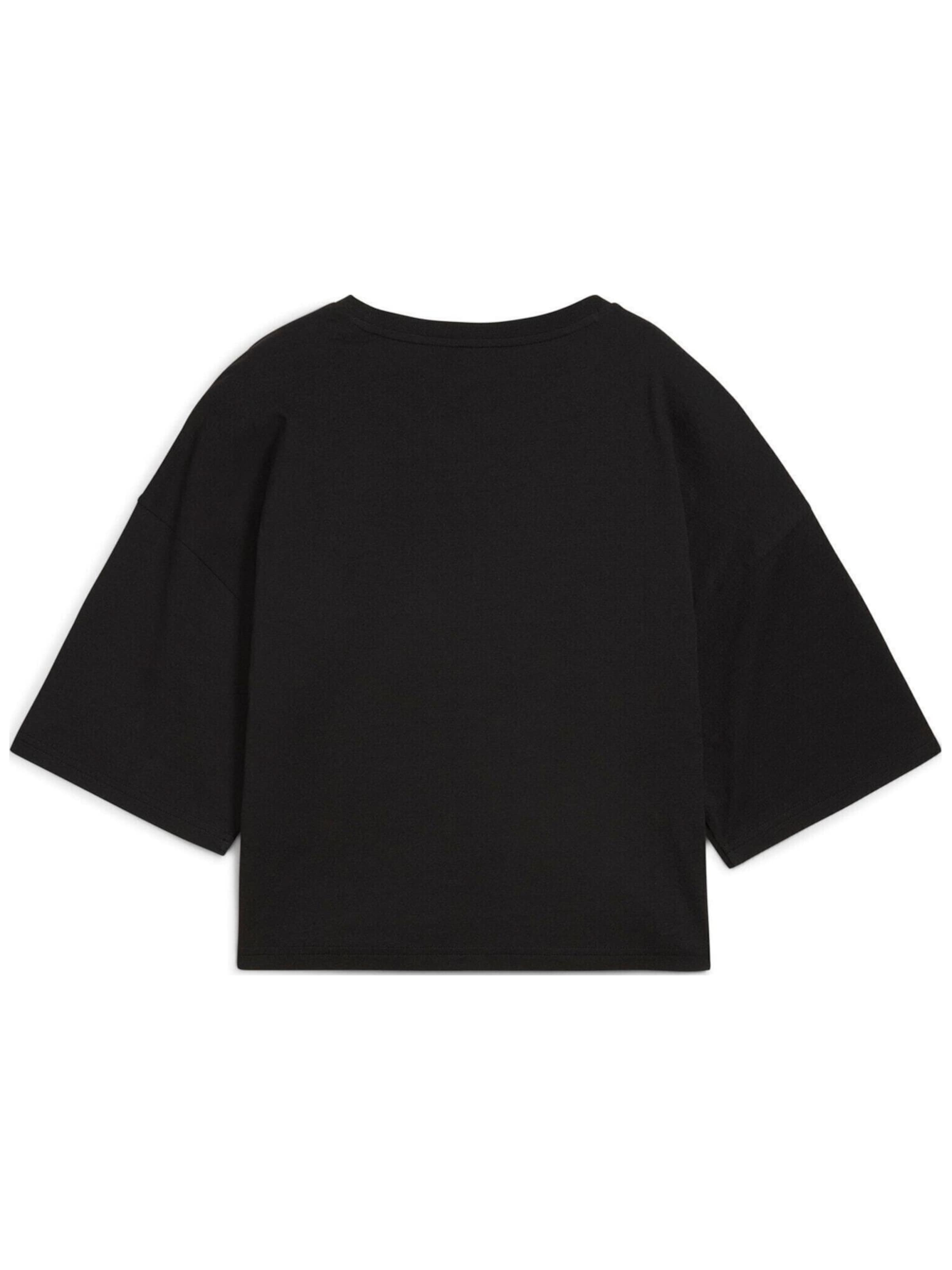 PUMA - Camiseta 'Puma Wardrobe Ess Oversized Short Tee Bl' en negro