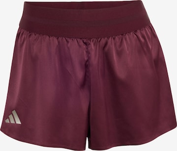ADIDAS PERFORMANCE Regular Sportshorts 'PRO' in Rot: Vorderseite