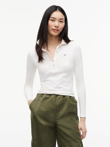 Tricou 'ESSENTIAL' de la Tommy Jeans pe alb: față