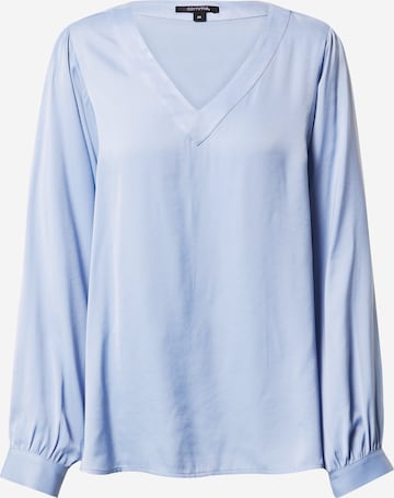 COMMA - Blusa en azul: frente