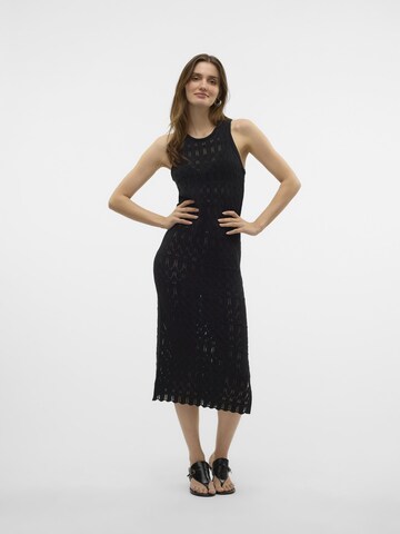 VERO MODA Gebreide jurk in Zwart