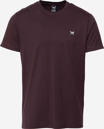 T-Shirt 'Tun Up' Iriedaily en marron : devant