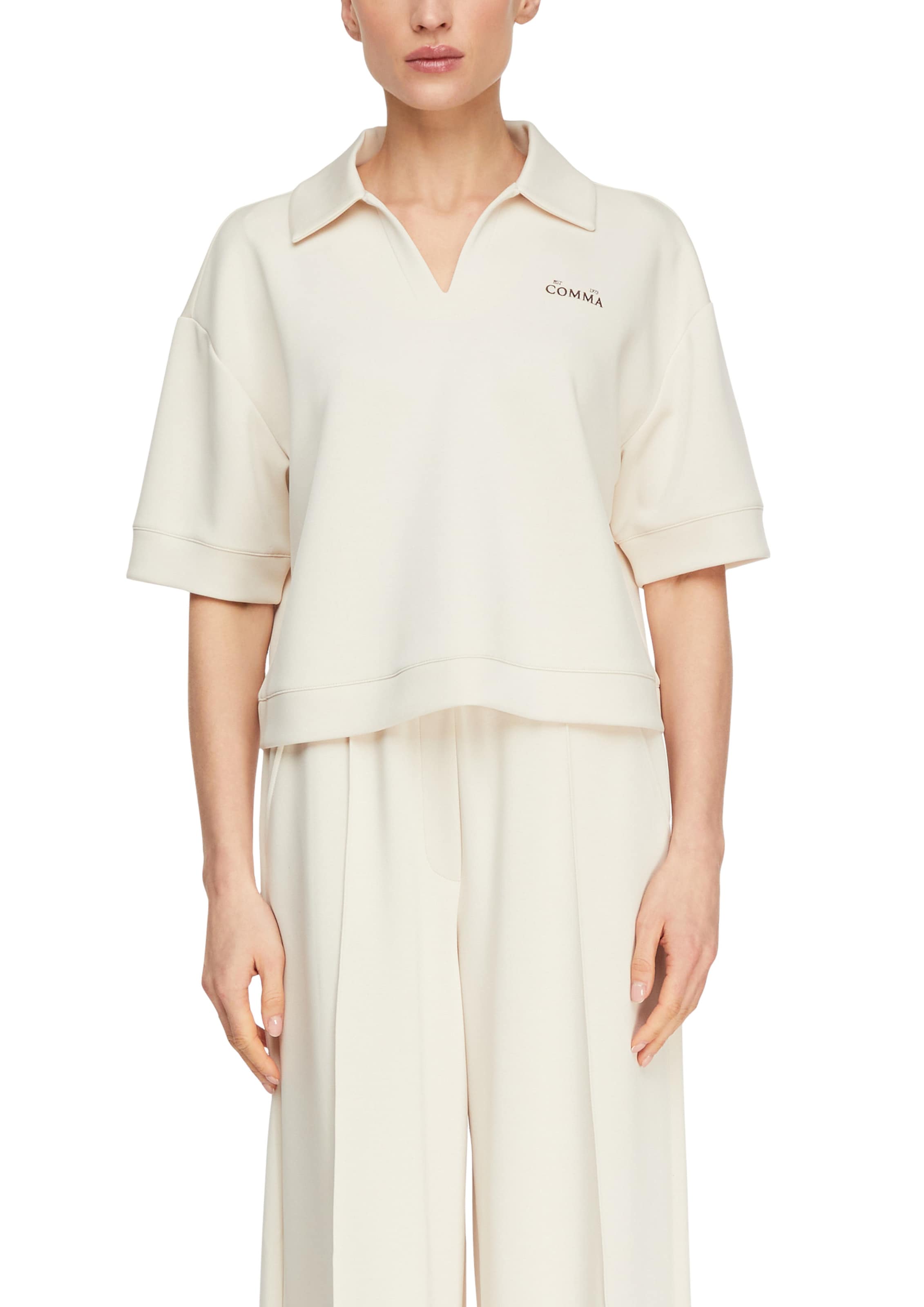 COMMA Sweatshirt in Beige