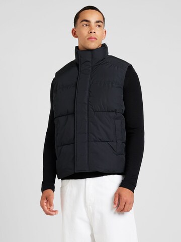 JACK & JONES Väst 'JJEBradley' i svart: framsida