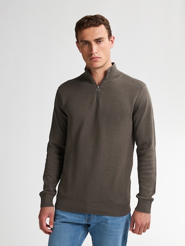 Pull-over Petrol Industries en gris : devant