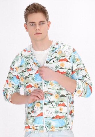 MO Prehodna jakna | bela barva: sprednja stran