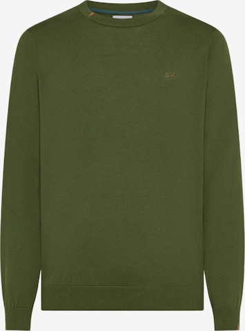 SUN68 Pullover 'K36101' i grøn: forside