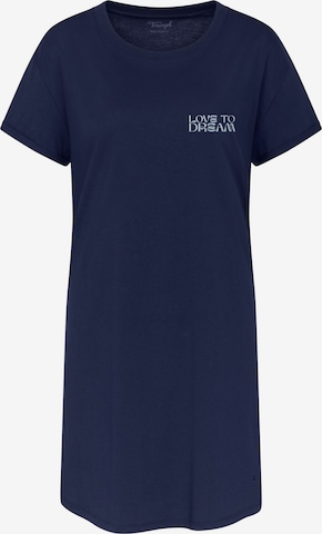 Chemise de nuit TRIUMPH en bleu : devant