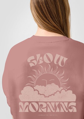 QS Sweatshirt in Roze