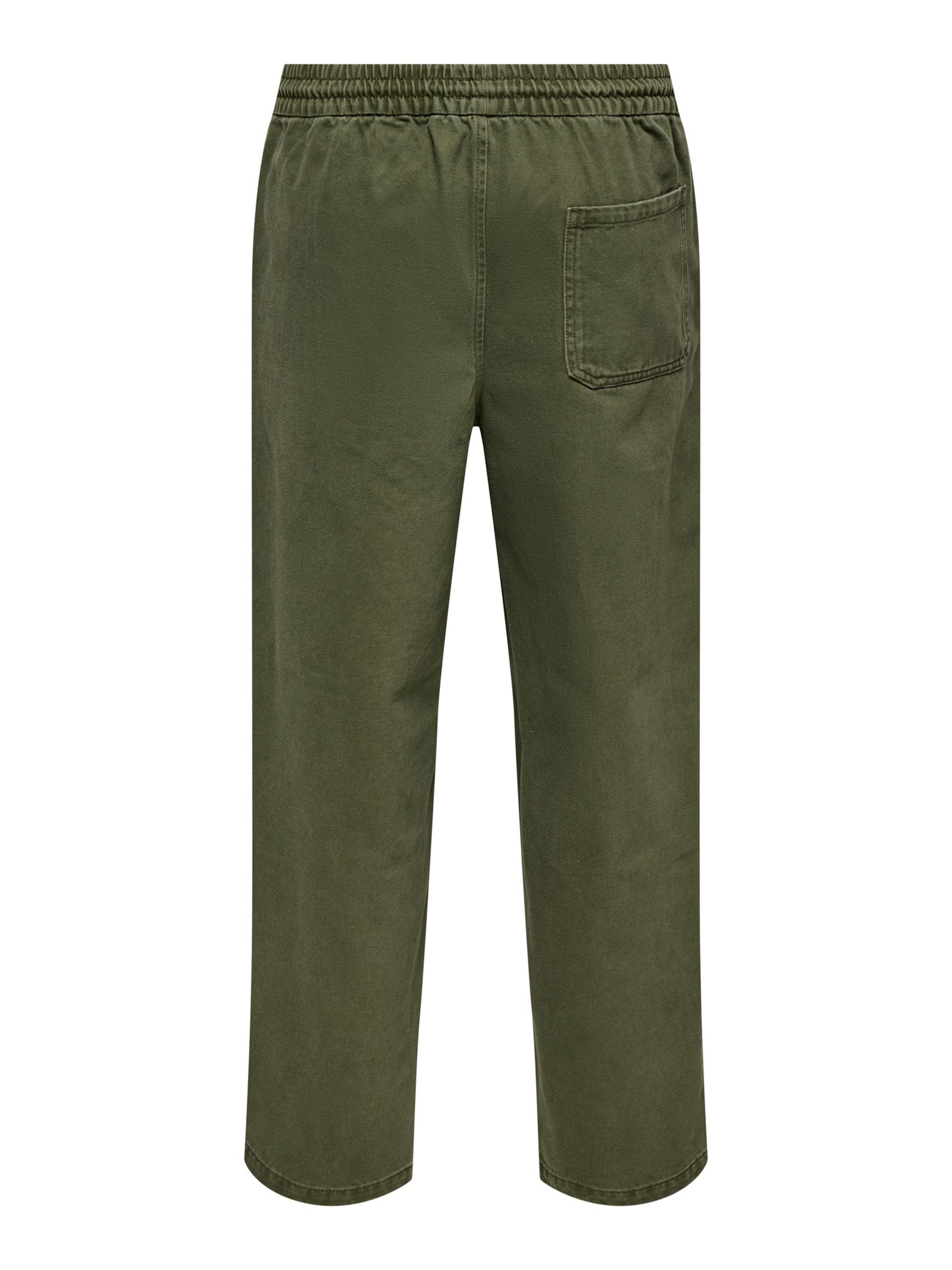 Loosefit Pantalon 'ONSTIMES' Only & Sons en vert