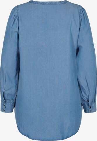 Zizzi Bluse in Blau