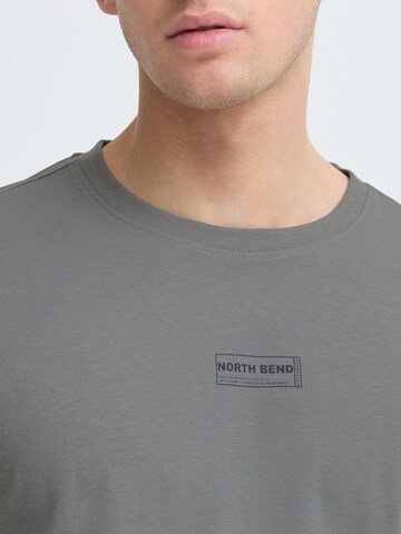 North Bend Rundhalsshirt ' NBKunt ' in Grau