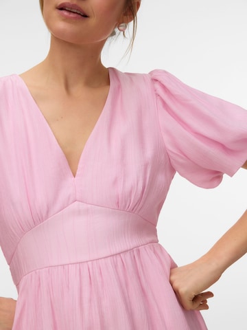 VERO MODA Cocktailjurk 'VMBella' in Roze
