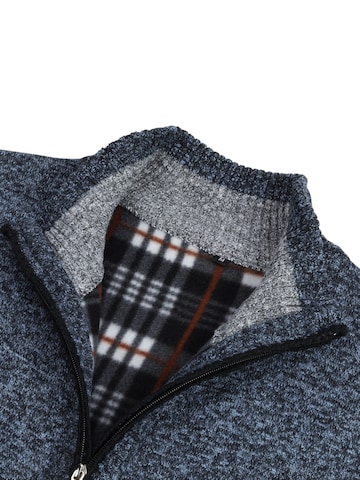 ALLTHEMEN Knit Cardigan in Blue