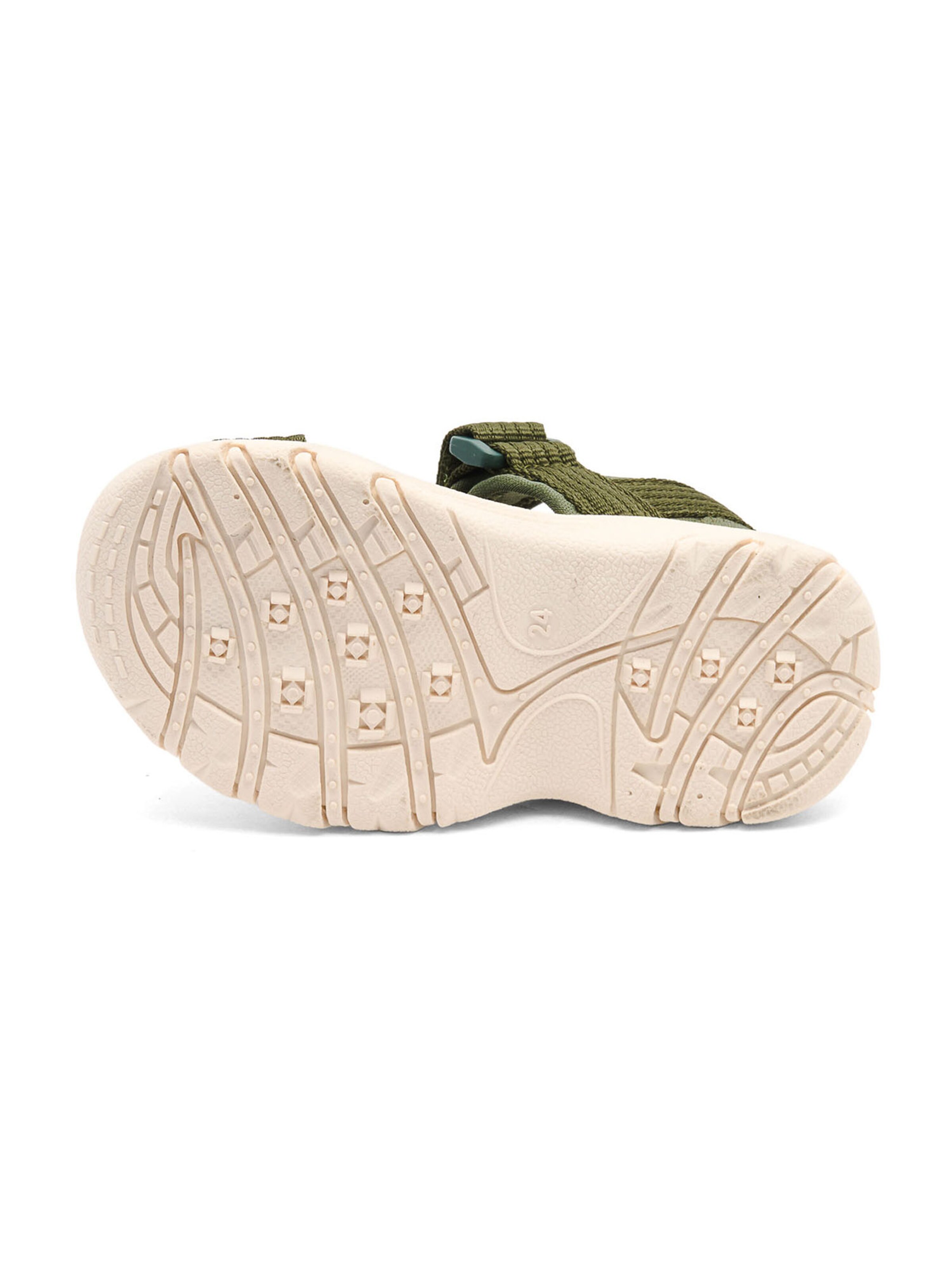 BISGAARD Odprti čevlji 'Nico' | zelena barva