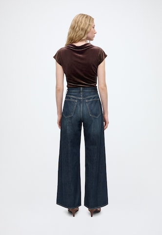 Abercrombie & Fitch Wide leg Jeans in Blue