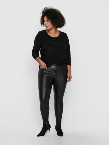 Coupe slim Jean 'CARANNY' ONLY Carmakoma en noir