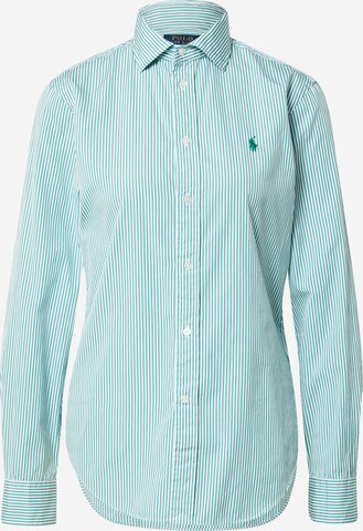 Polo Ralph Lauren - Blusa 'Georgia' en verde: frente