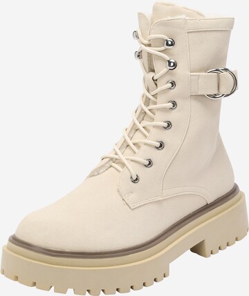 Nasty Gal Stiefel in Beige