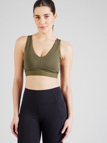 Fabletics Bustier Sport-BH 'ALL DAY EVERY DAY' in Grün: Vorderseite