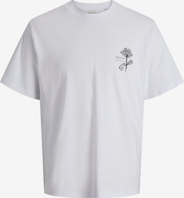 balta Jack & Jones Plus Marškinėliai 'JPRKYLE': priekis