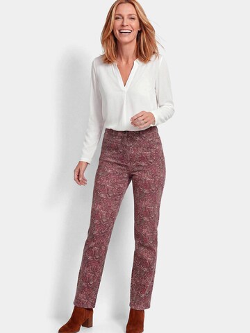 Goldner Skinny Broek 'Louisa' in Lila