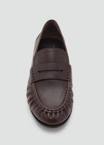 MANGO Moccasins in Brown