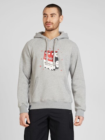 Sweat-shirt Derbe en gris : devant