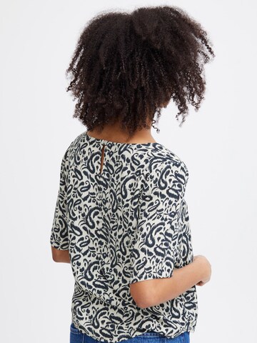 ICHI Blouse 'Marrakech' in Blauw