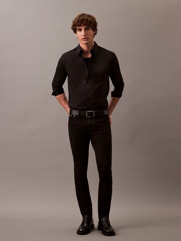 Calvin Klein Slim Fit Hemd in Schwarz