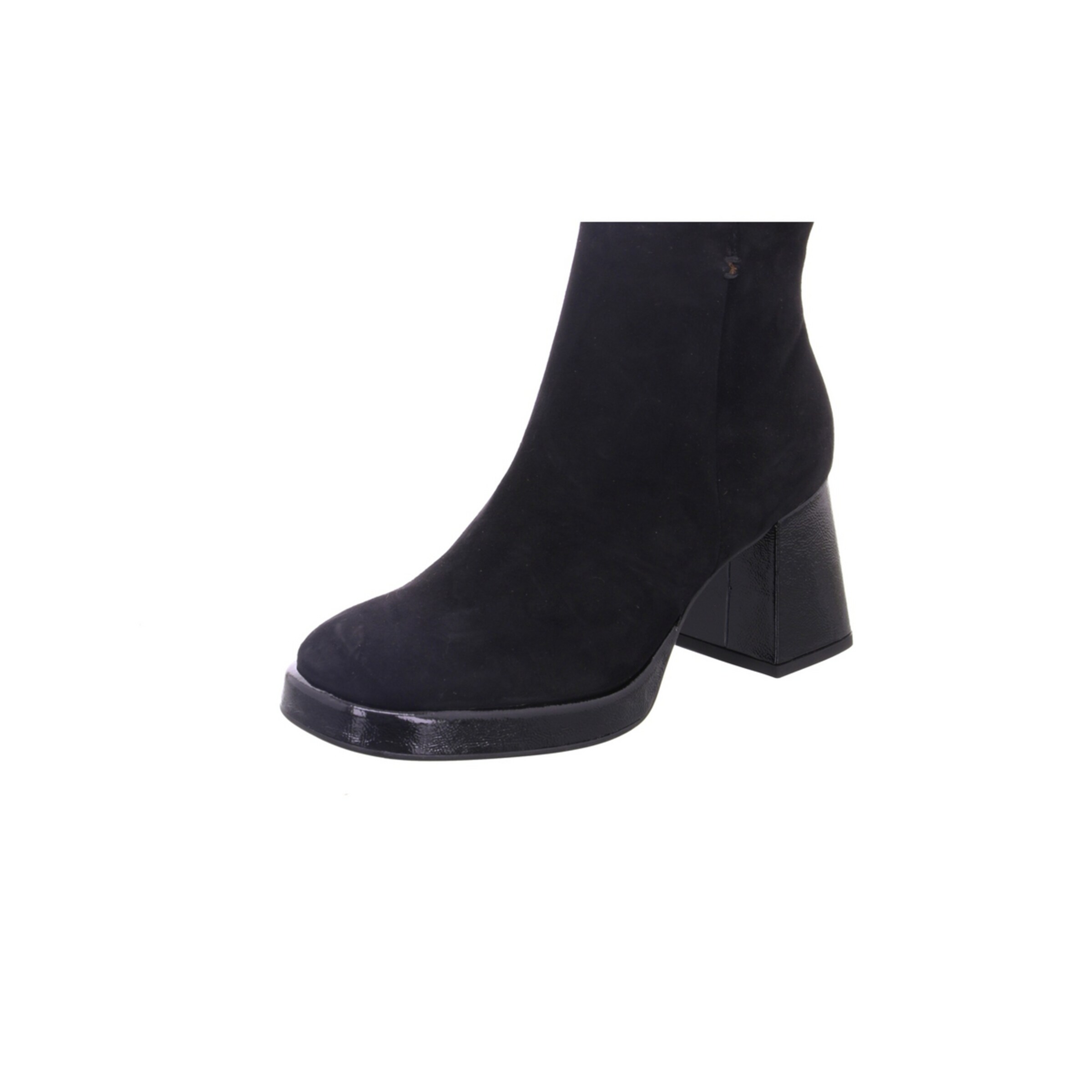 Paul Green Enkellaarsjes in Zwart: voorkant