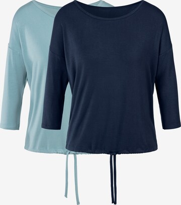 LASCANA Shirt in Blauw: voorkant