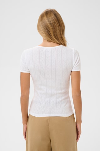 SAINT TROPEZ - Camiseta 'GruSZ' en blanco